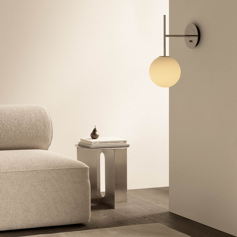 TR Bulb Vägglampa Polished Steel