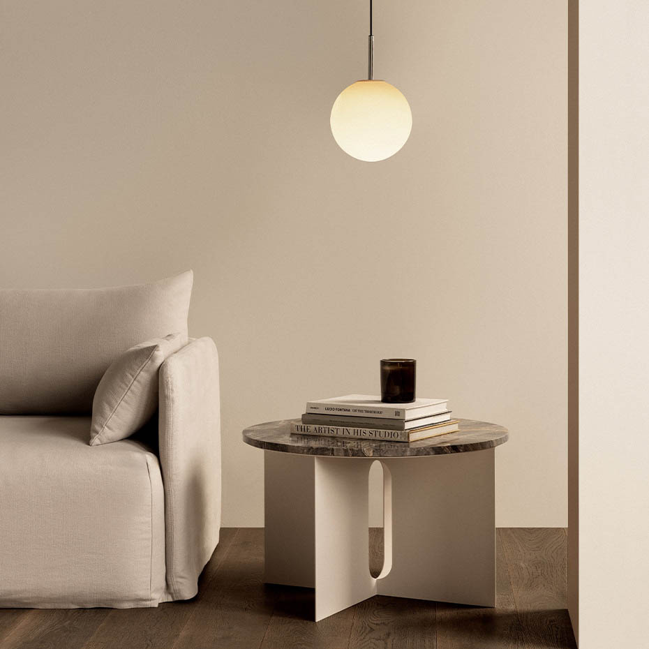 TR Bulb Pendel Polished Steel