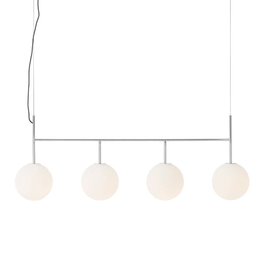 TR Bulb Pendelskena Polished Steel