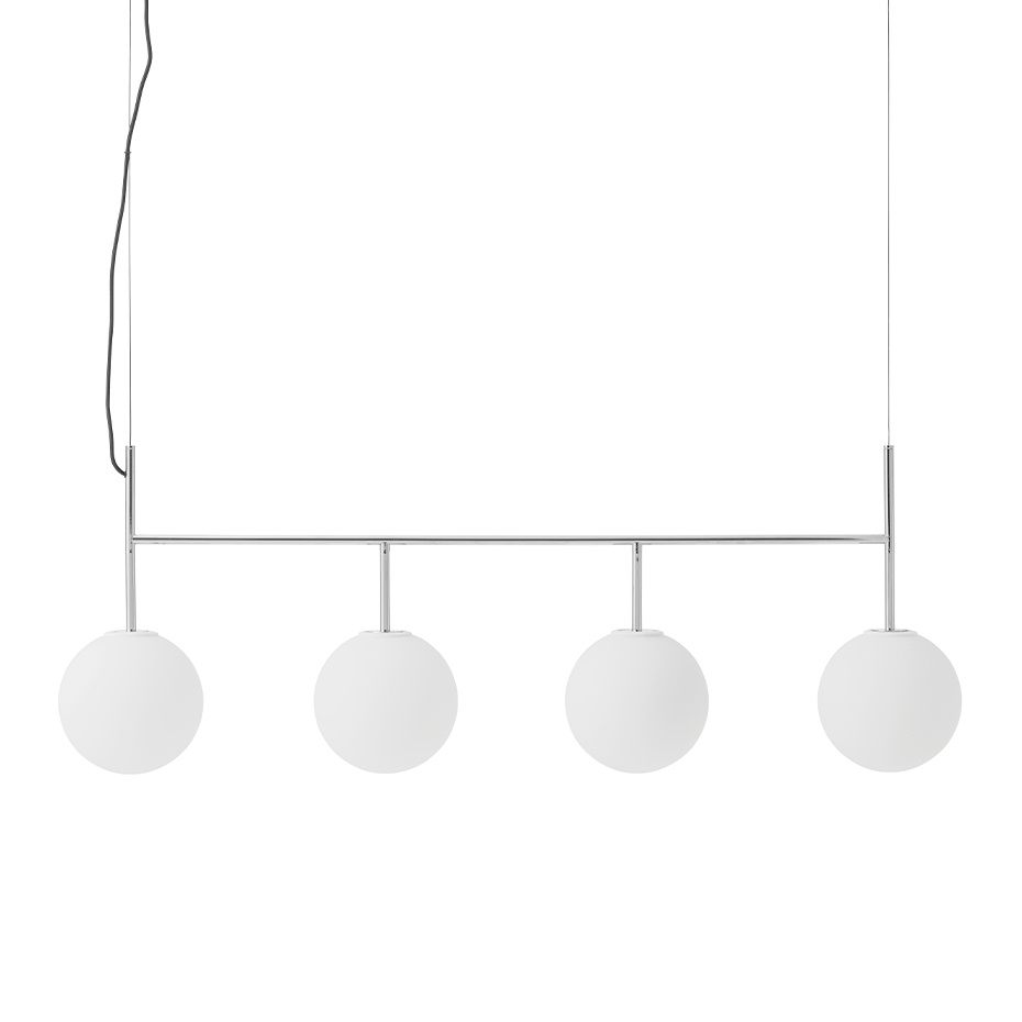 TR Bulb Pendelskena Polished Steel