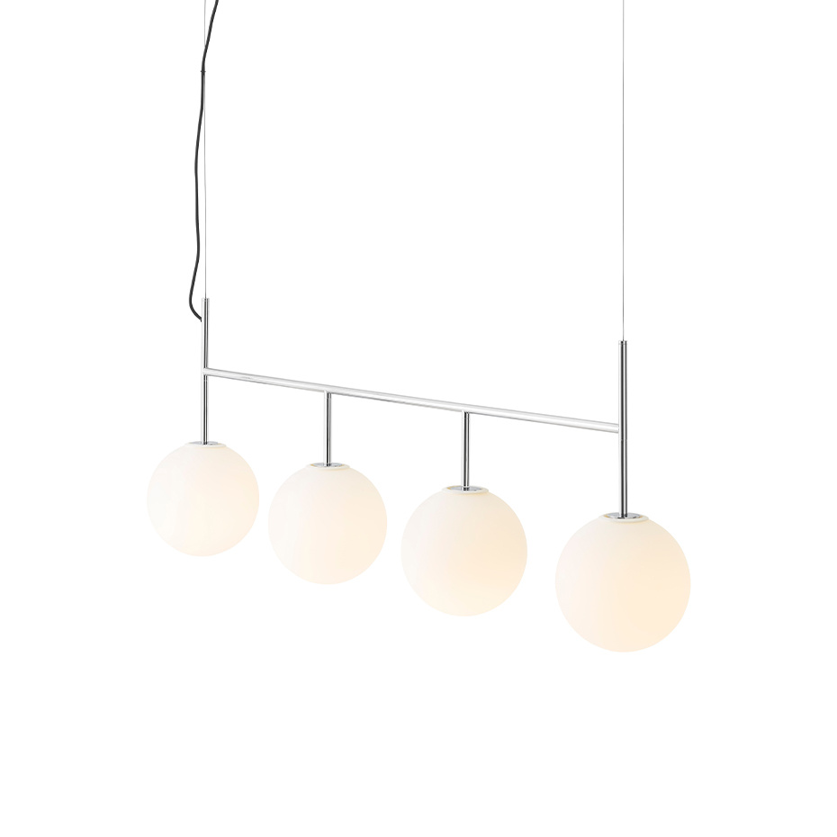 TR Bulb Pendelskena Polished Steel