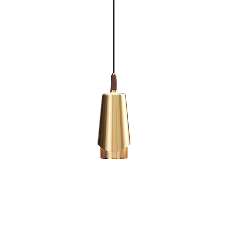 Umanoff Pendel Brushed Brass/Walnut
