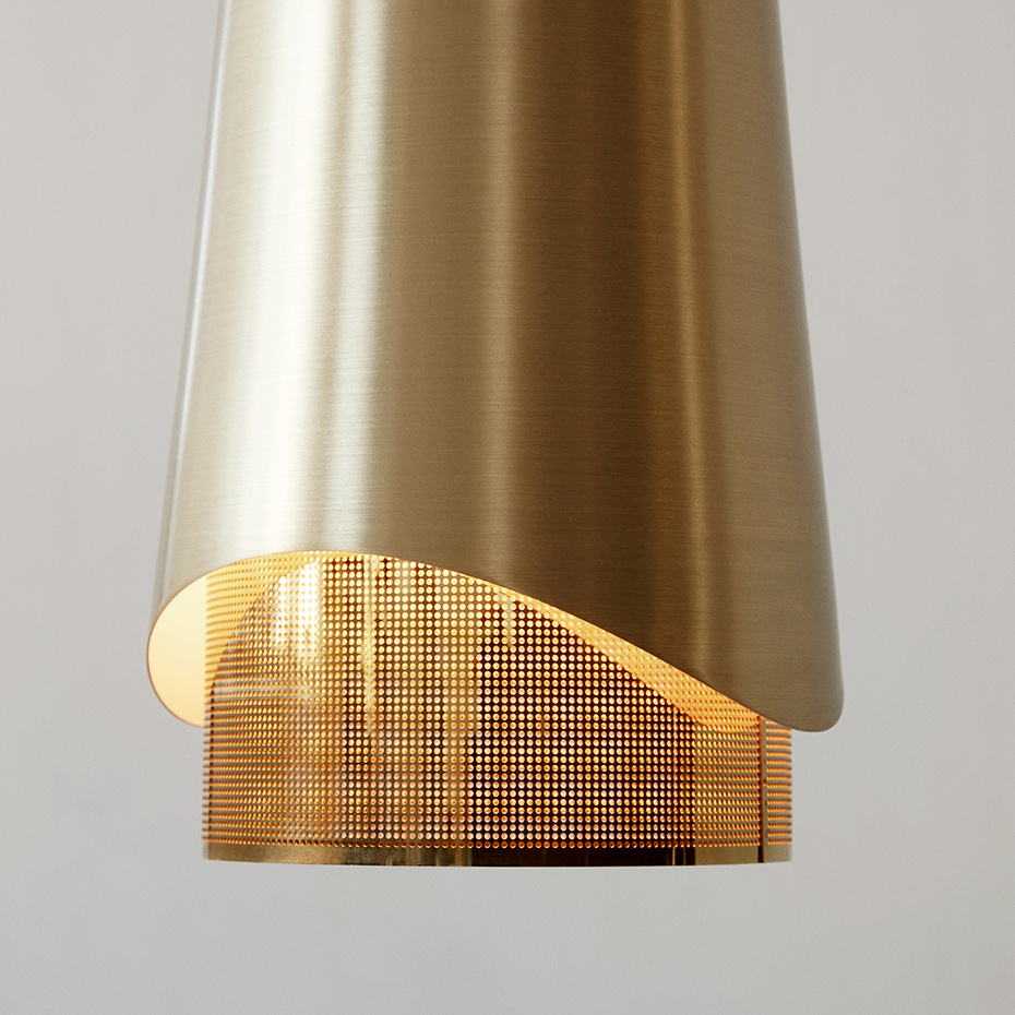 Umanoff Pendel Brushed Brass/Walnut