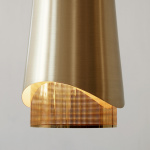 Umanoff Pendel Brushed Brass/Walnut Umanoff Pendel Brushed Brass/Walnut