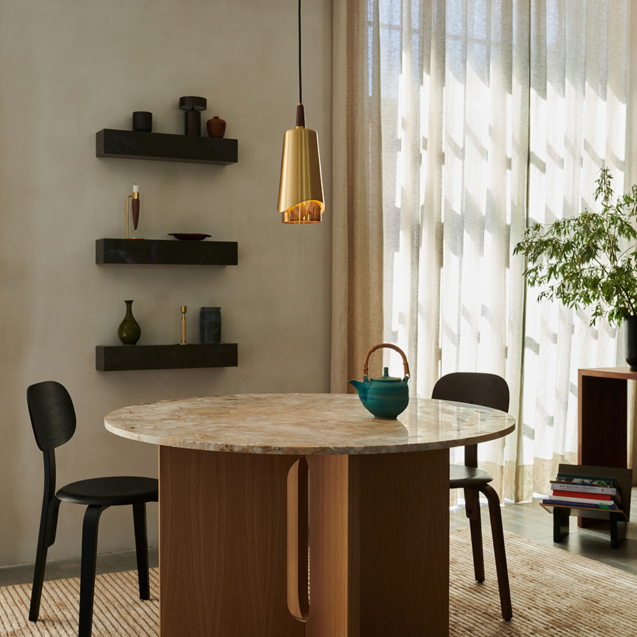 Umanoff Pendel Brushed Brass/Walnut