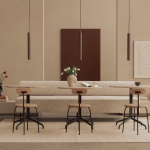 Tubulaire Pendel H48cm Bronzed Brass Tubulaire Pendel H48cm Bronzed Brass