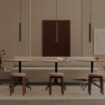 Tubulaire Pendel H24cm Bronzed Brass Tubulaire Pendel H24cm Bronzed Brass