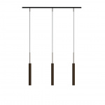 Tubulaire Pendel Rail 3 Bronzed Brass Tubulaire Pendel Rail 3 Bronzed Brass