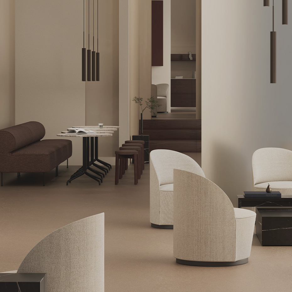 Tubulaire Pendel Rail 3 Bronzed Brass