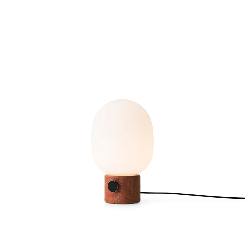 JWDA Bordslampa Large Red Travertine Stone