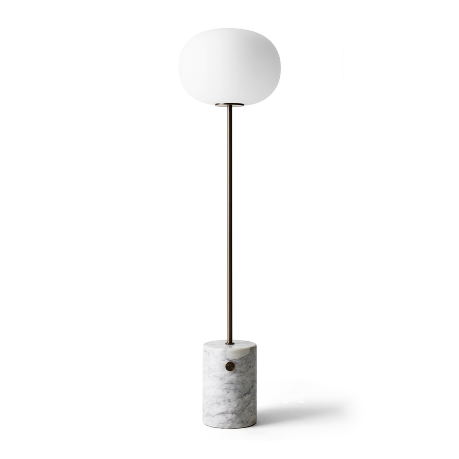 JWDA Golvlampa Carrara Marble/Bronzed Brass