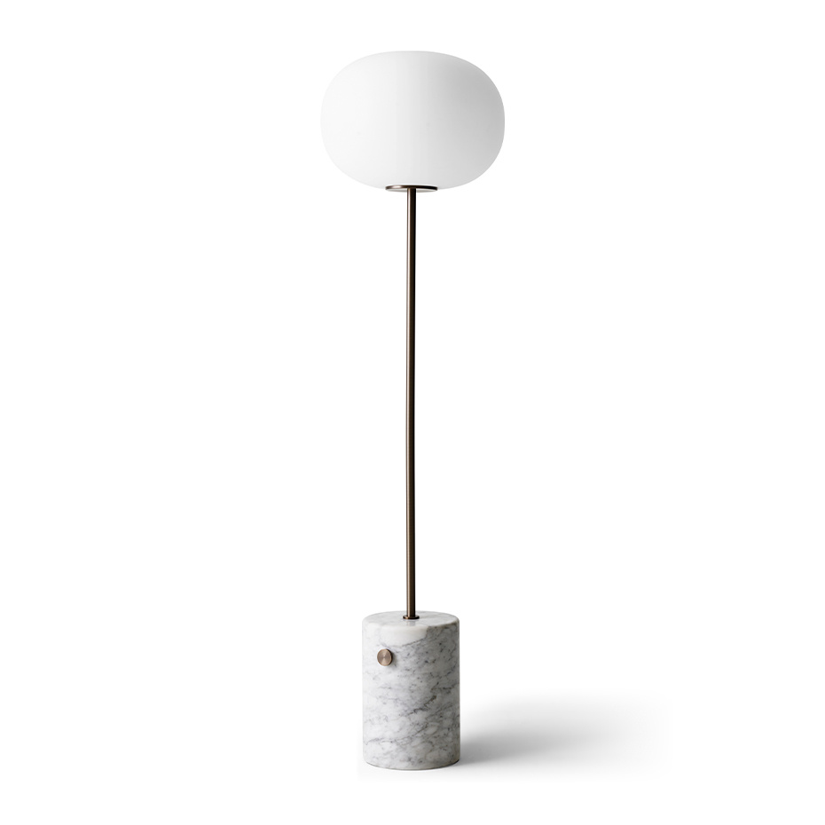 JWDA Golvlampa Carrara Marble/Bronzed Brass