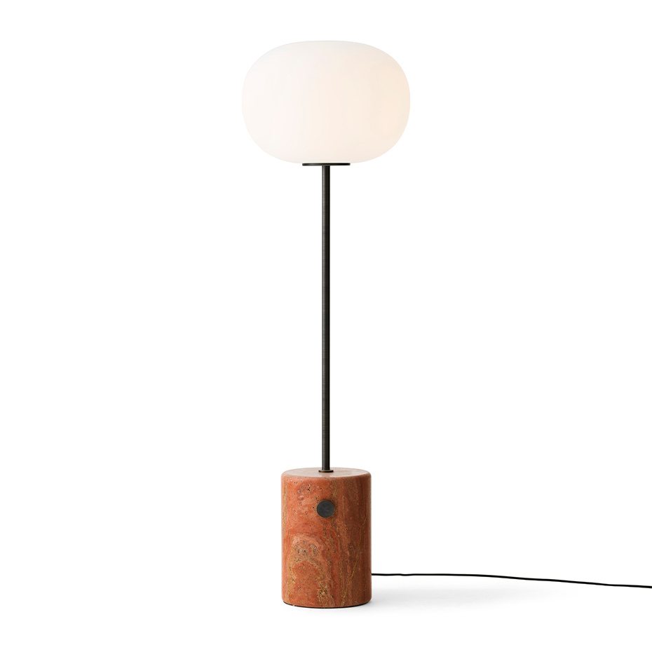JWDA Golvlampa Red Travertine/Bronzed Brass