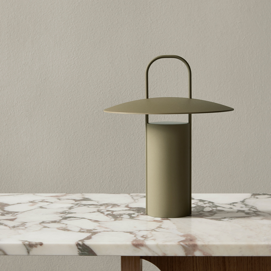 Ray Portable Bordslampa Dusty Green IP44