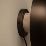 Reverse Vägglampa Dimmer On Cord Sand Travertine/Bronzed Brass Reverse Vägglampa Dimmer On Cord Sand Travertine/Bronzed Brass