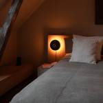 Reverse Vägglampa Dimmer On Cord Sand Travertine/Bronzed Brass Reverse Vägglampa Dimmer On Cord Sand Travertine/Bronzed Brass