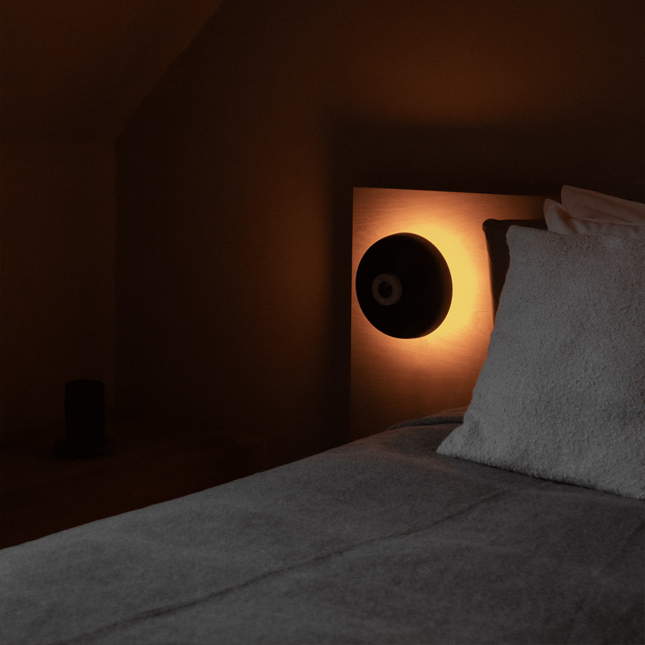 Reverse Vägglampa In-Wall Dimmer Without Cord Sand Travertine/Bronzed Brass