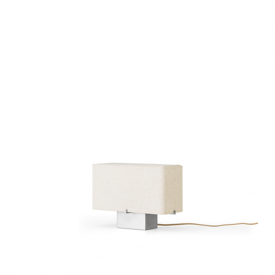 Nonna Bordslampa H24cm Brushed Aluminium/Sand