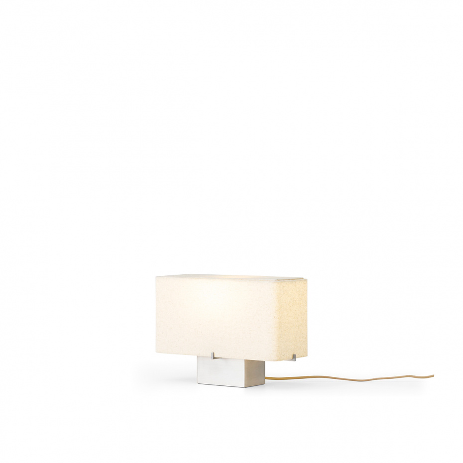 Nonna Bordslampa H24cm Brushed Aluminium/Sand