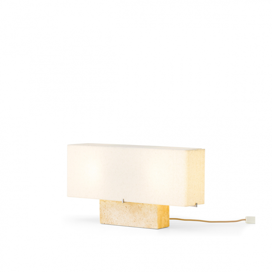 Nonna Bordslampa H30cm Travertine/Sand