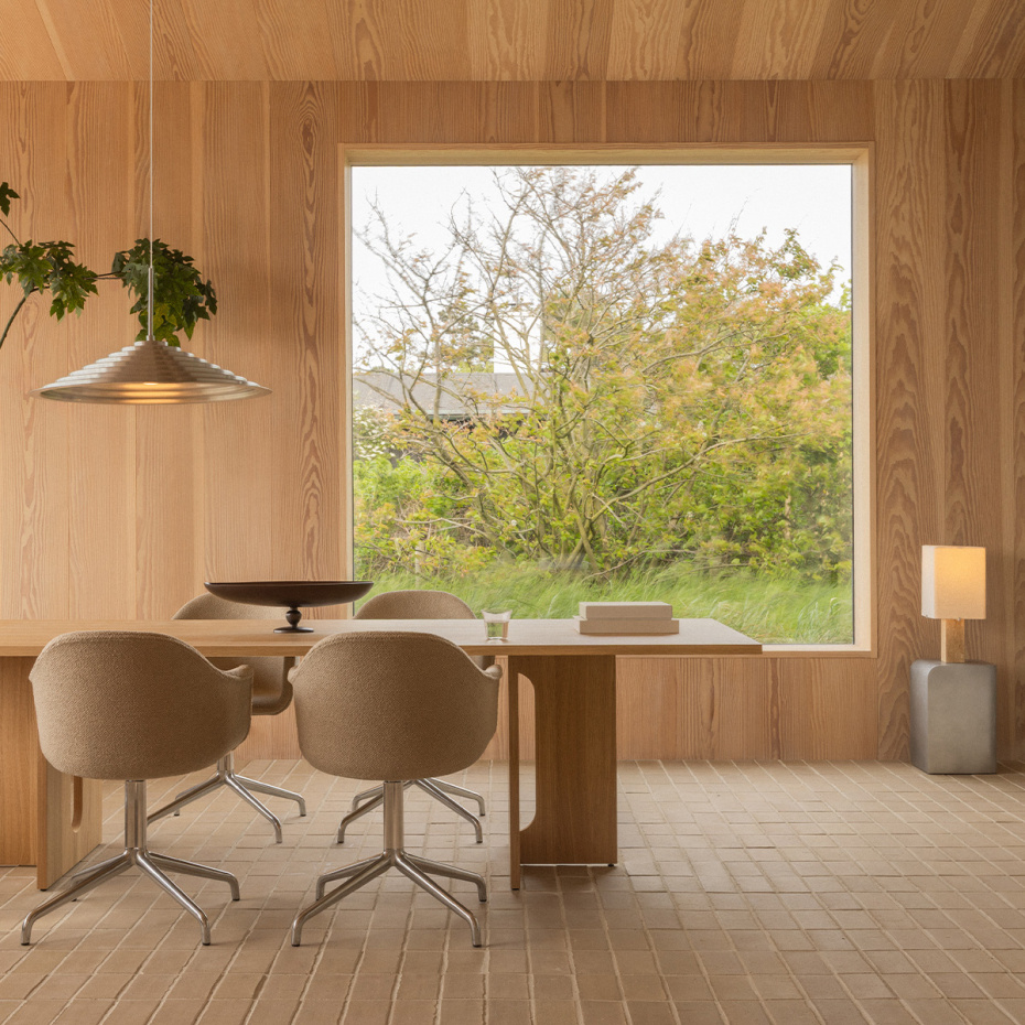 Nonna Bordslampa H49cm Travertine/Sand