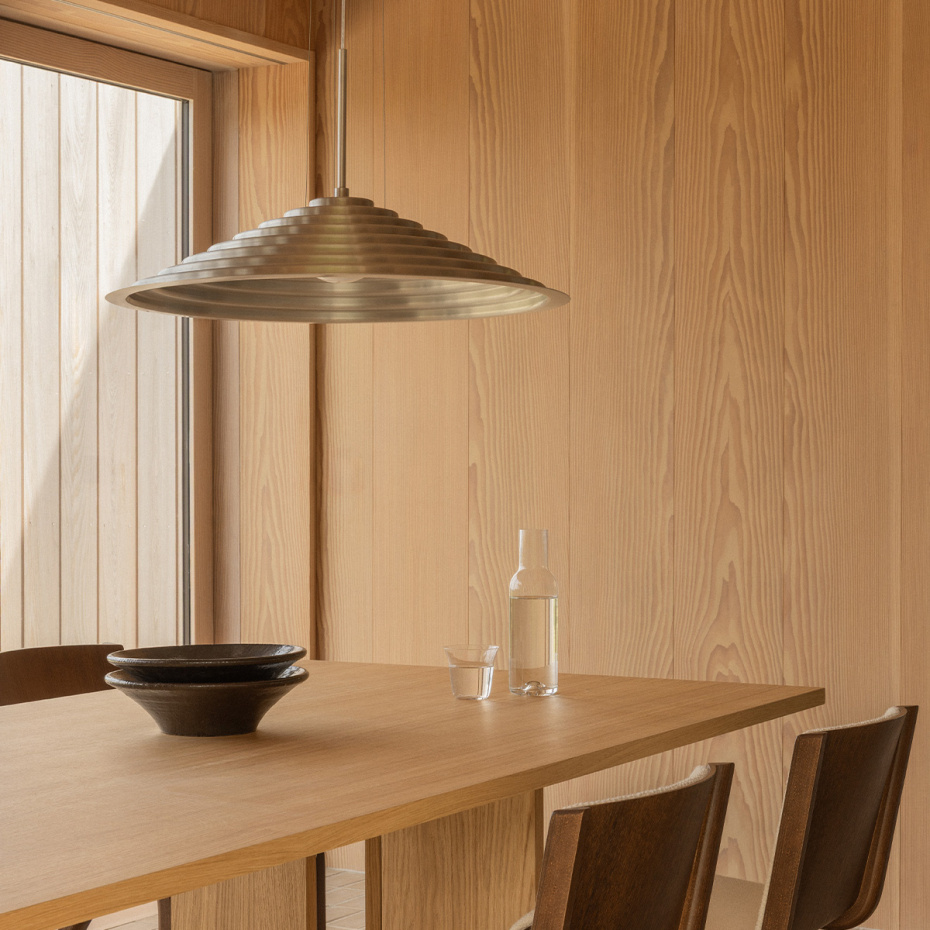Chancery Pendel Ø75cm Brushed Aluminium