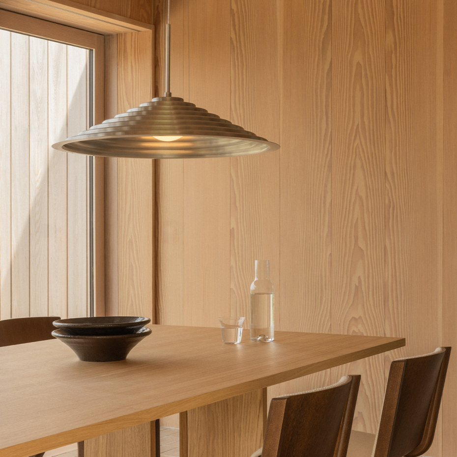 Chancery Pendel Ø75cm Brushed Aluminium