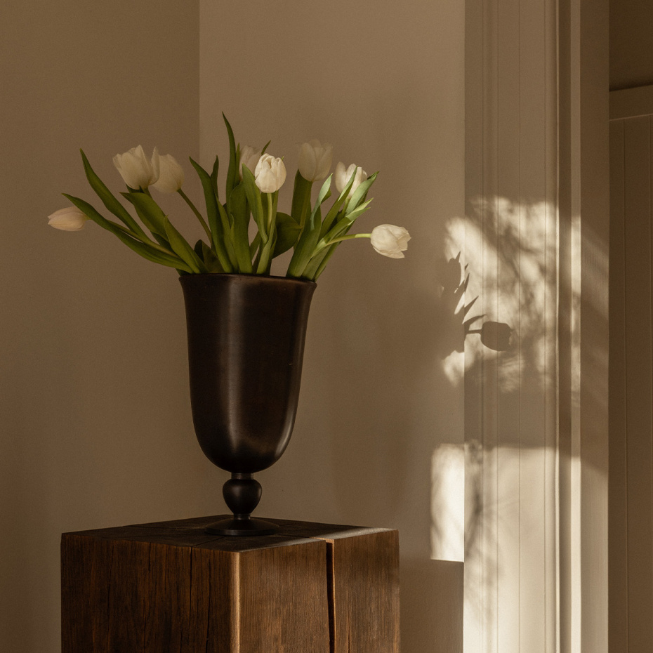 Pavot Vase Bronzed