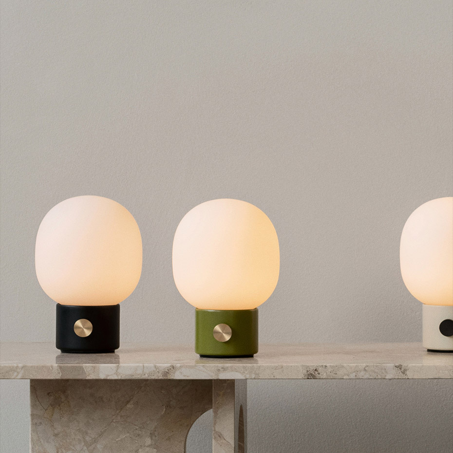 Reservglas Till JWDA Portable Bordslampa Opal Glass