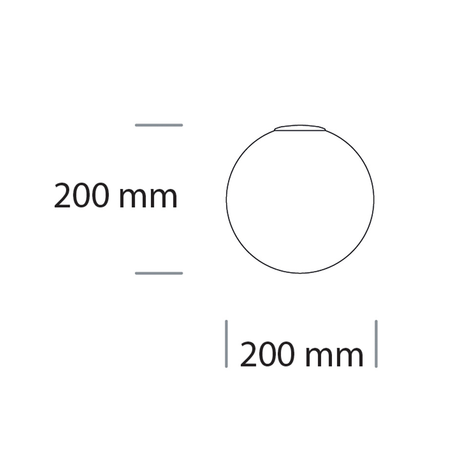 TR Bulb Lampskärm Matt Opal