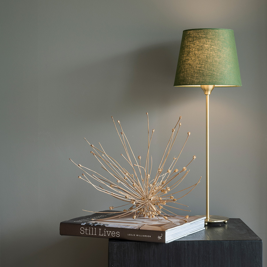 Basic Straight 20 Lampskärm Moss Green