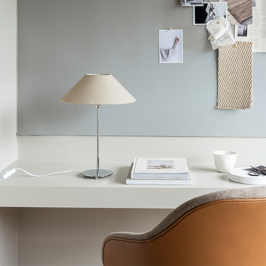 Basic Flat 30 Lampskärm Natur