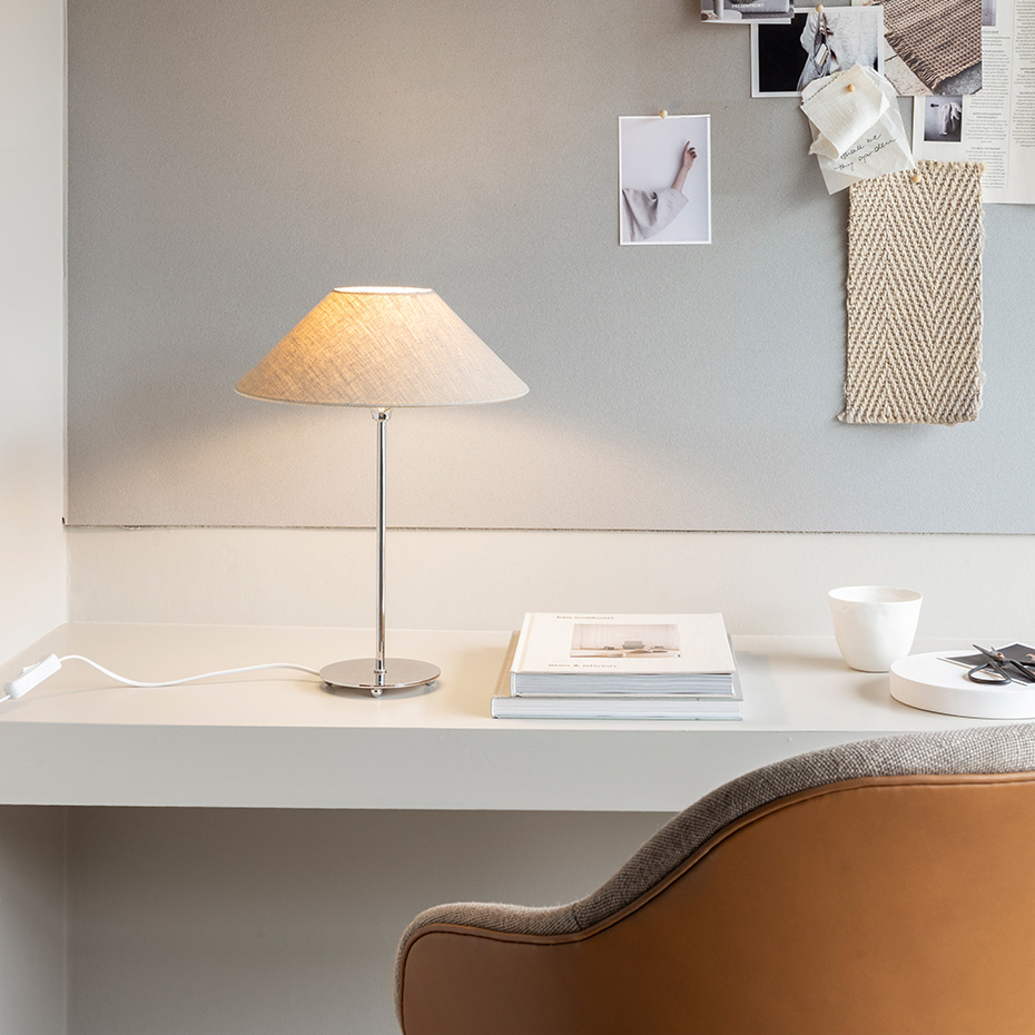 Basic Flat 30 Lampskärm Natur