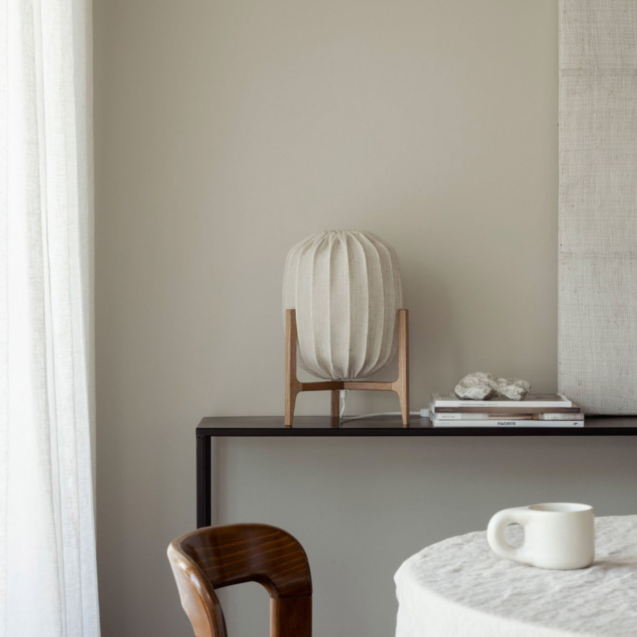 Prisma Bordslampa Ek/Natur