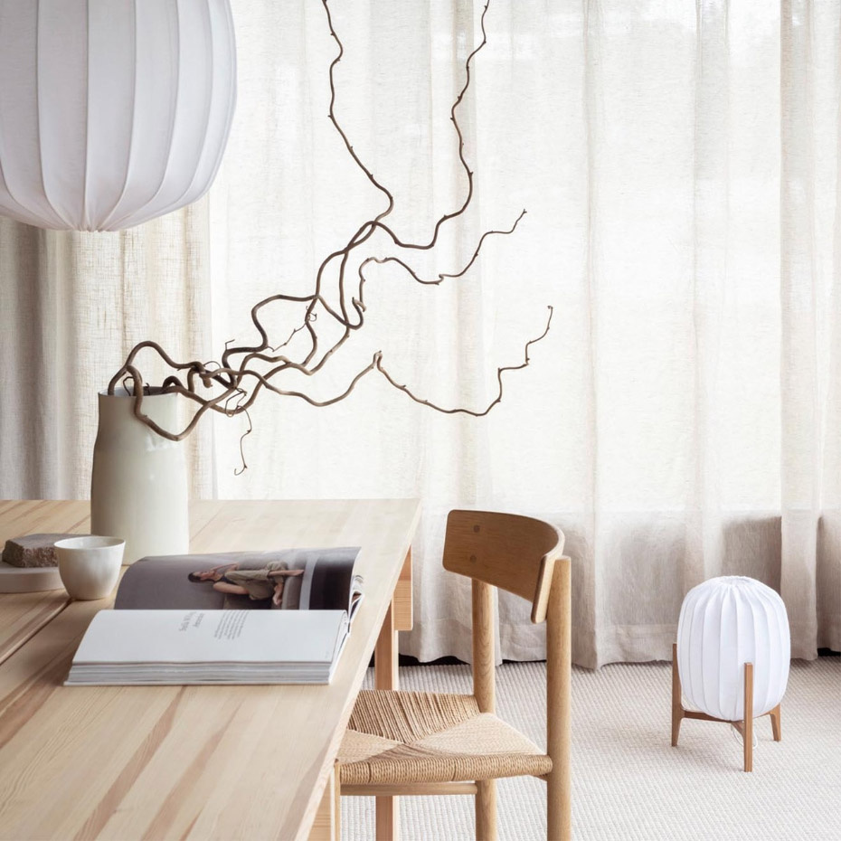 Prisma Bordslampa Ek/Vit