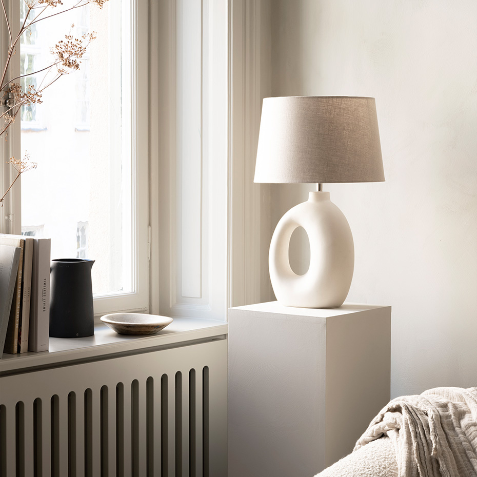 Basic Straight 33 Lampskärm Natur