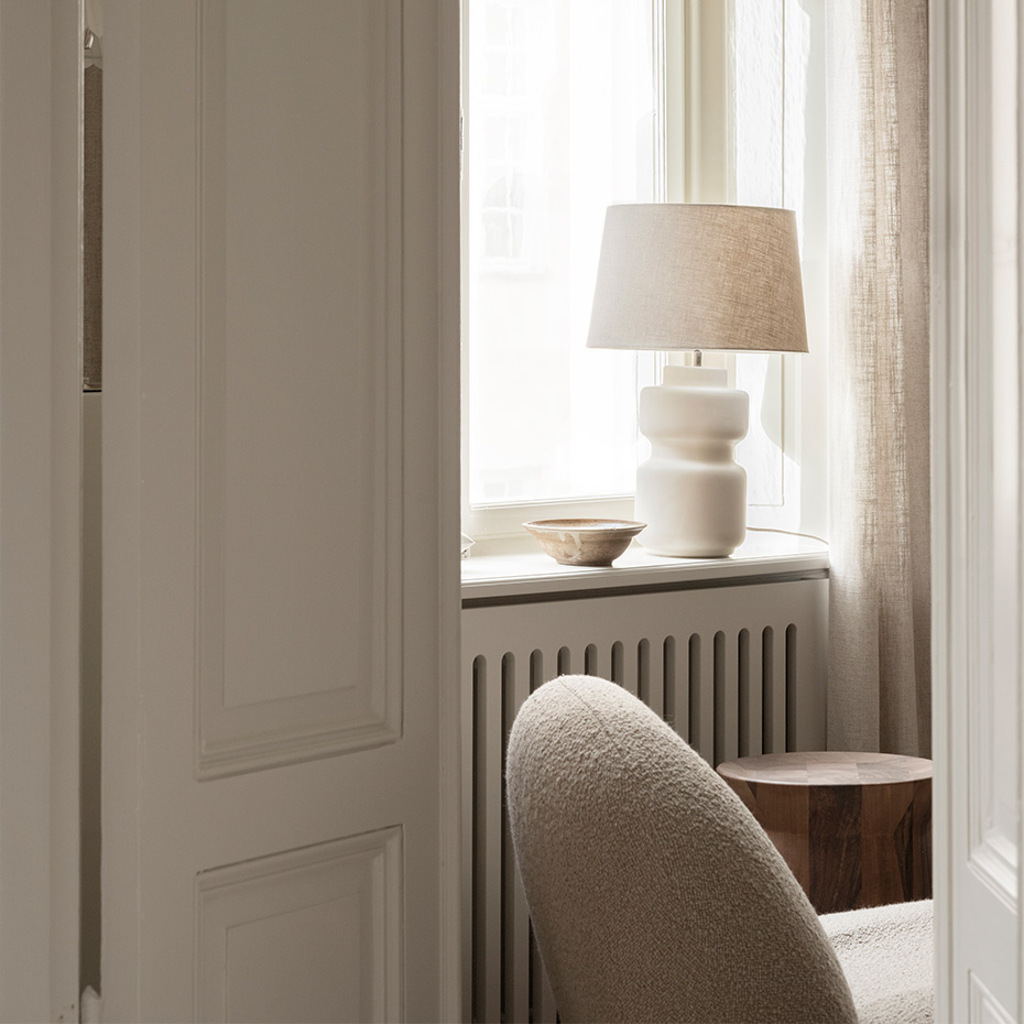 Basic Straight 33 Lampskärm Natur