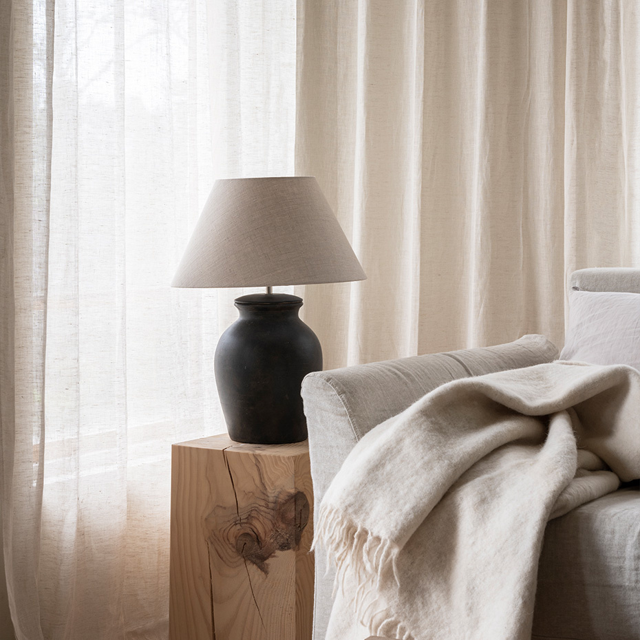 Basic Wide 35 Lampskärm Natur