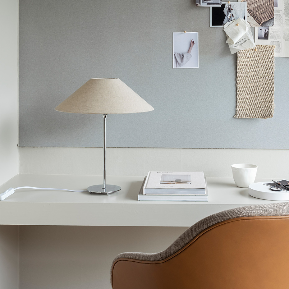 Basic Flat 36 Lampskärm Natur