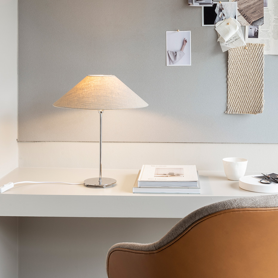 Basic Flat 36 Lampskärm Natur