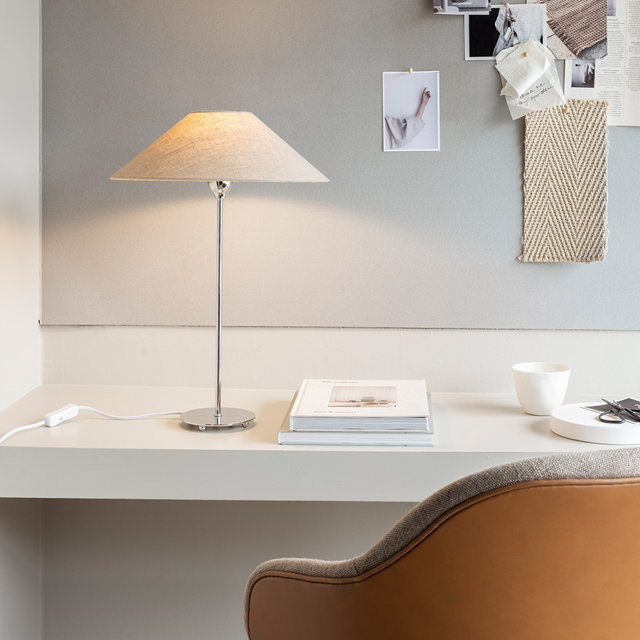 Basic Flat 36 Lampskärm Natur