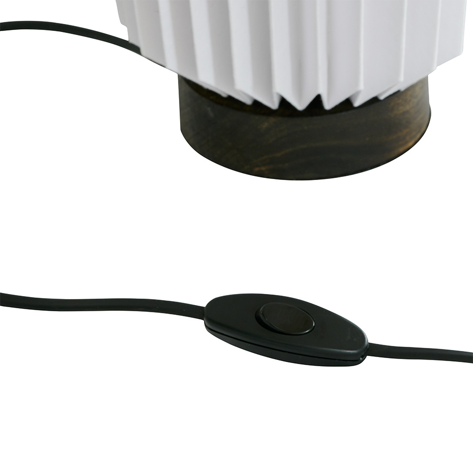 Filippa Bordslampa Vit/Svart