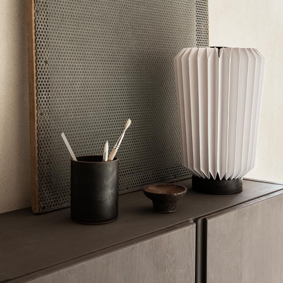 Filippa Bordslampa Vit/Svart