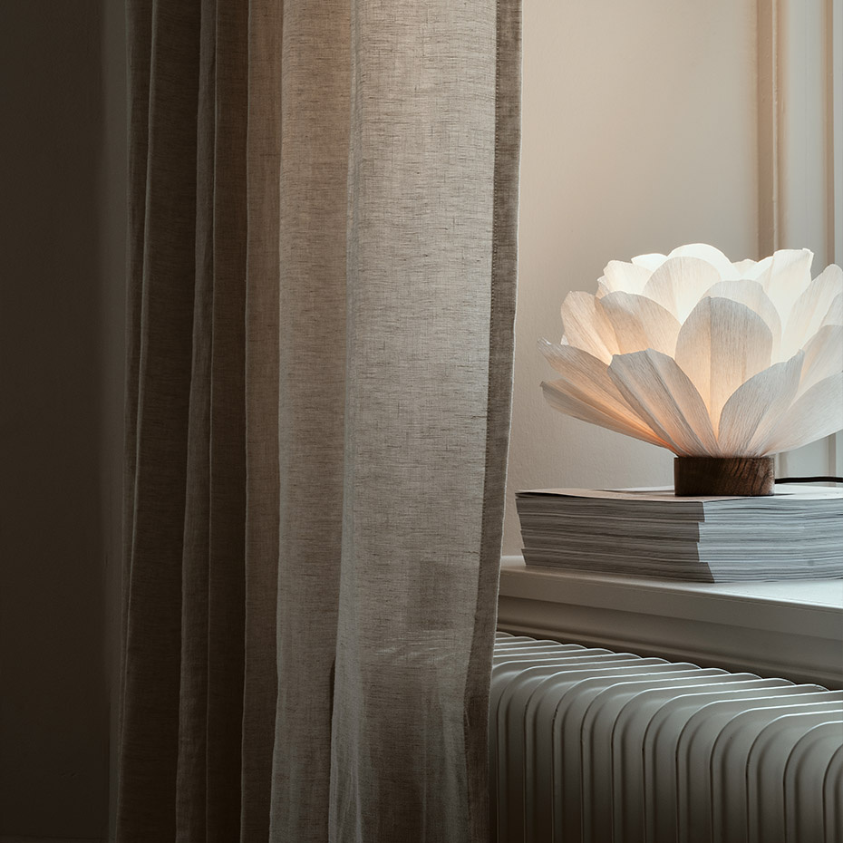 Lisa Bordslampa Vit/Trä