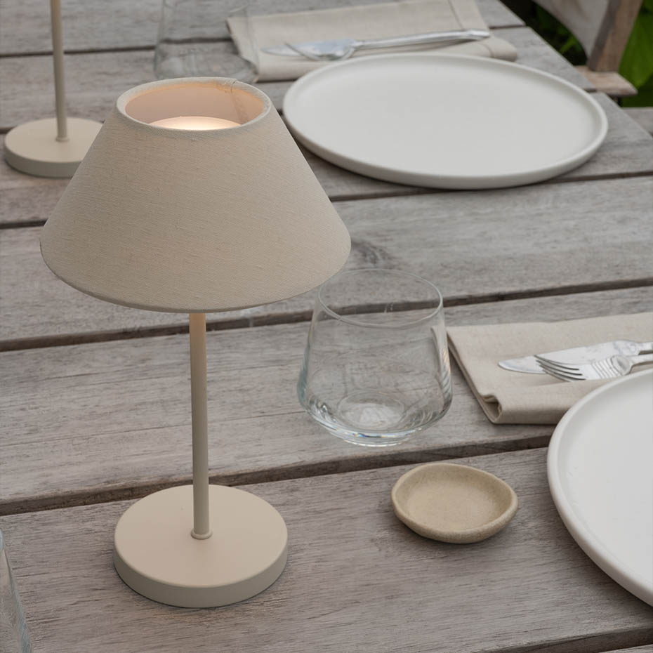 Teya Portabel Bordslampa Off-White