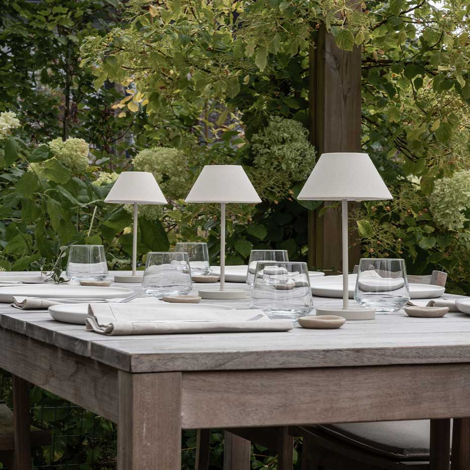 Teya Portabel Bordslampa Off-White