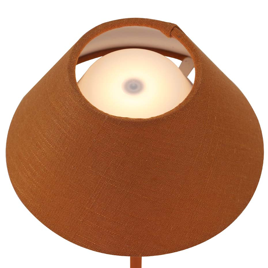 Teya Portabel Bordslampa Terracotta