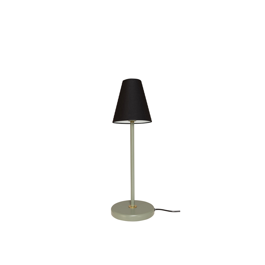 B 832 Haga Bordsfot Gröngrå