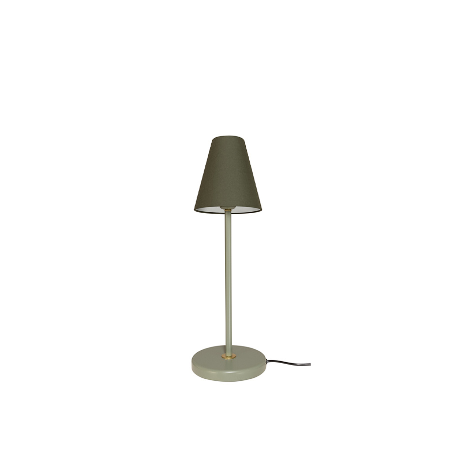 B 832 Haga Bordsfot Gröngrå