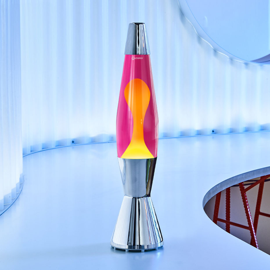 Astro Baby Lavalampa Silver Pink/Yellow